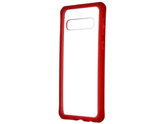 ITSKINS Hybrid Frost Series Case for Samsung Galaxy S10 - Red and Transparent
