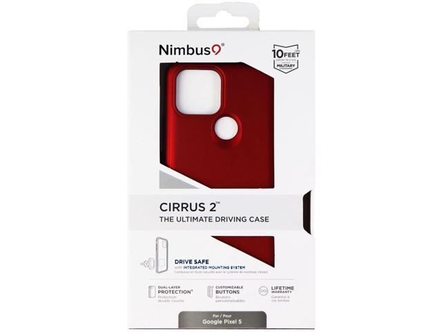 Nimbus9 Cirrus 2 Series Hard Case for Google Pixel 5 Smartphones - Red/Black