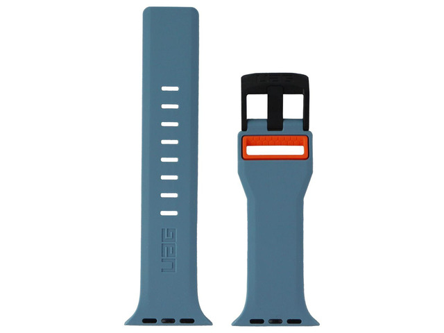 UAG Civilian Series Silicone Band for Apple Watch 42/44/45mm - Slate/Orange
