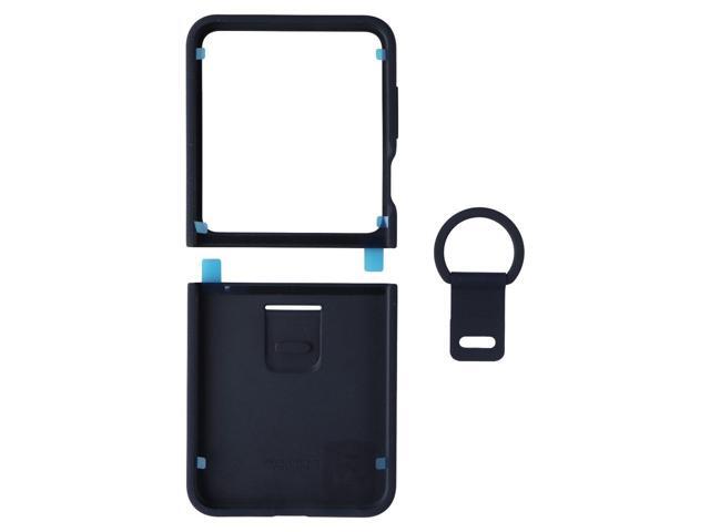 SAMSUNG Official Silicone Cover Case with Ring for Galaxy Z Flip5 - Indigo Blue SAMSUNG Official Silicone Cover Case with Ring for Galaxy Z Flip5 - Indigo Blue