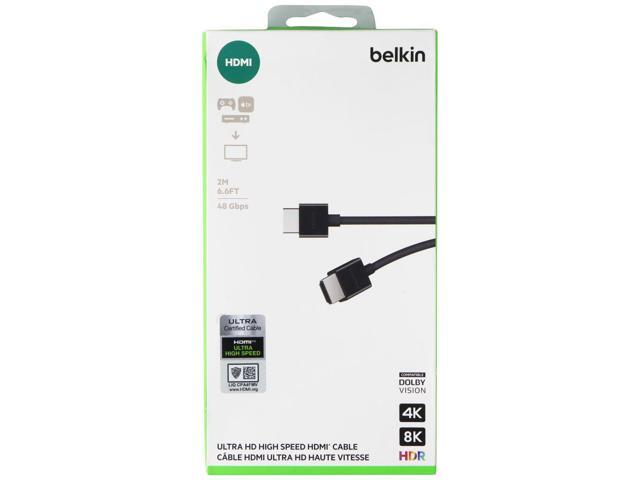 Belkin - Ultra HD HDMI 2.1 Cable 6.6FT/2M - 4K Ultra High Speed HDMI Cable for Nintendo Switch 2, PS5, Xbox Series X & More - Black - image 7