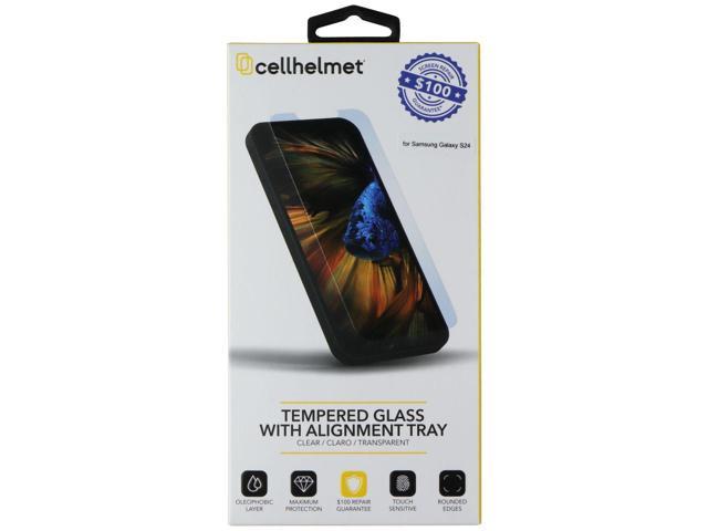 CellHelmet Tempered Glass with Alignment Tray for Samsung Galaxy S24