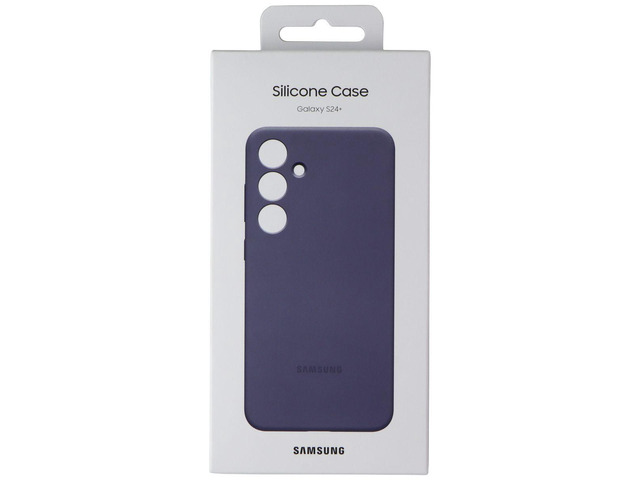 Samsung Official Silicone Case for Samsung Galaxy S24+ (Plus) - Violet