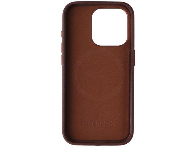 OtterBox Symmetry Cactus Leather Case for MagSafe for iPhone 15 Pro - Brown
