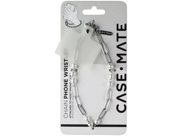 Case-Mate Chain Phone Wristlet for Smartphones - Silver Pearl