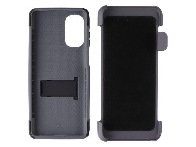 Quikcell Advocate + Holster for Motorola Moto G Stylus (2022) - Steel Black