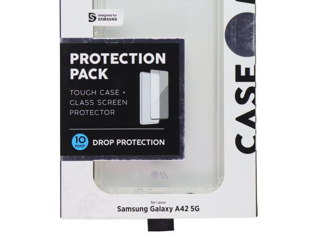 Case-Mate Protection Pack Case & Screen Protector for Galaxy A42 5G - Clear