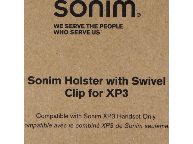 Sonim Holster with Swivel Clip for XP3 Flip Phone - Matte Black