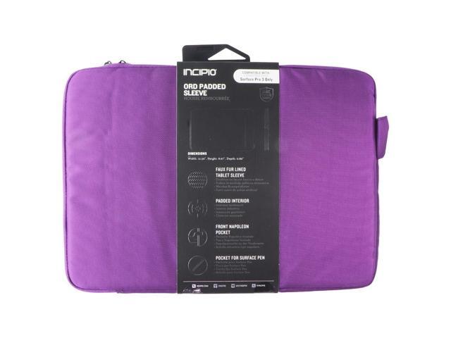 Incipio ORD Padded Sleeve Case for Microsoft Surface Pro 4 / Pro 3 - Purple