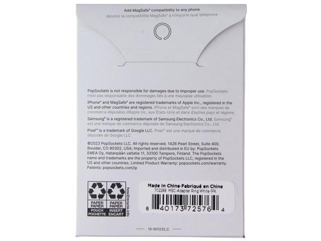 PopSockets - MagSafe PopGrip Universal Magnetic Grip & Stand with Adapter Ring for Cell Phones - Bruce - image 2