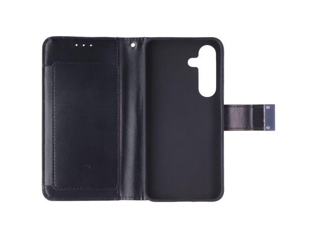 SYB Wallet Folio Series Case for Samsung Galaxy S24 - Black