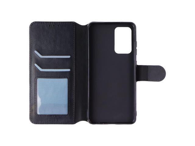 MyBat MyJacket Wallet Folio Case for Samsung Galaxy A52 (5G) - Black Leather