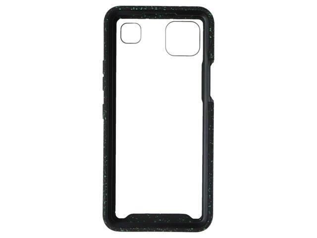 MyBat Full-Body Rugged Clear Bumper Case for LG K92 (5G) - Black/Green Speckle
