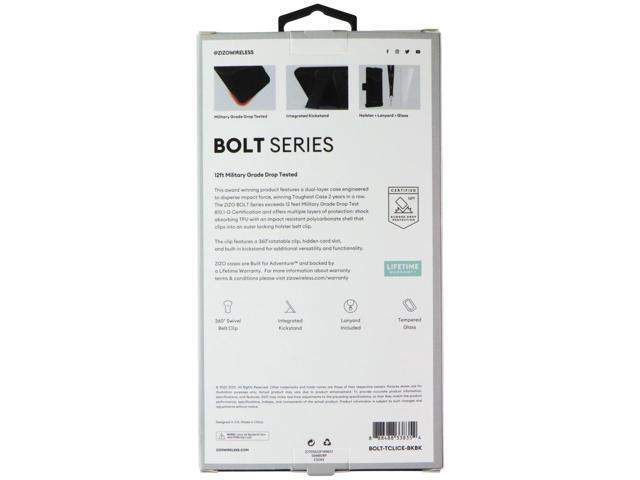 ZIZO Bolt Series Case / Screen / Holster for TCL Ion Z - Black