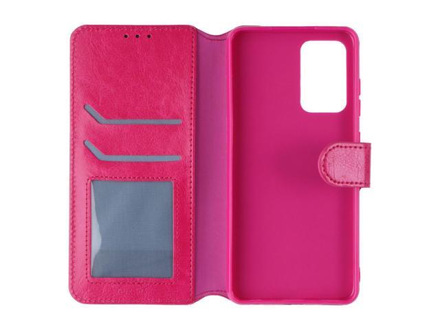 MyBat MyJacket Wallet Folio Case for Samsung Galaxy A52 (5G) - Pink Leather