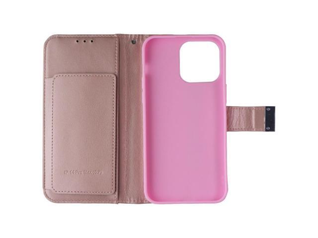 MyBat MyJacket Flip Cover Wallet for Apple iPhone 14 Pro Max - Rose Gold