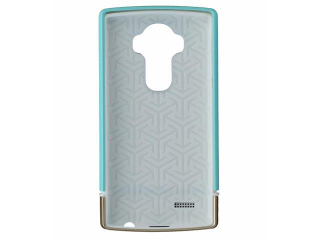 Prodigee Impact Protective Dual Layered Case Cover For LG G4 - Aqua / Gold