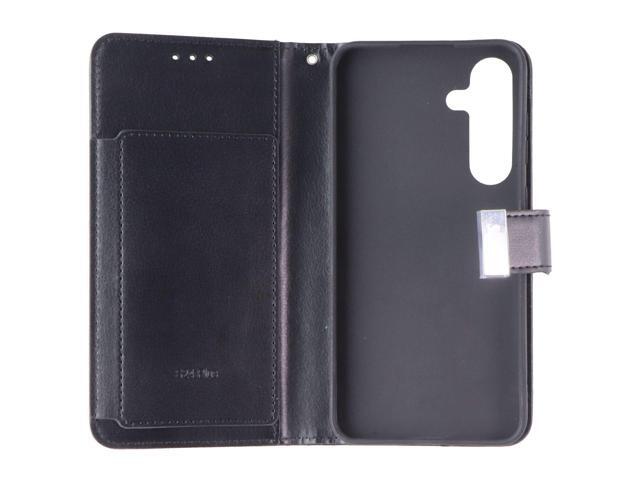 SYB Wallet Folio Series Case for Samsung Galaxy S24+ (Plus) - Black