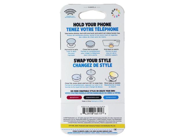 PopSockets PopGrip Expanding Stand Grip w/ Swappable Top - NRL Gold Coast Titans