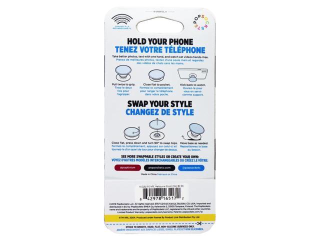 PopSockets PopGrip Expanding Stand Grip w/ Swappable Top - NRL Melbourne Storm