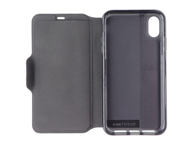 Tech21 EvoWallet Protective Folio Case for Apple iPhone XS Max - Black
