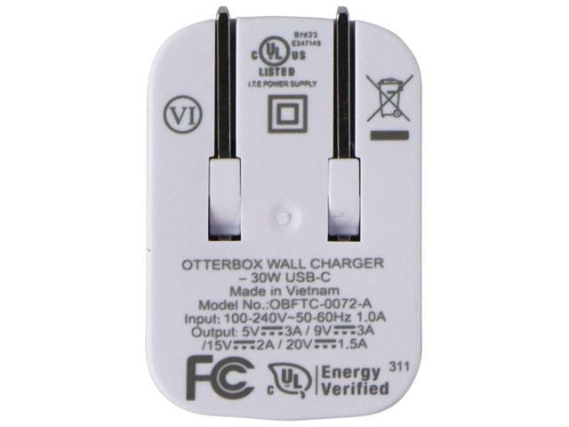 OtterBox (30W) Fast Charge USB-C Wall Charger - Cloud Dust White