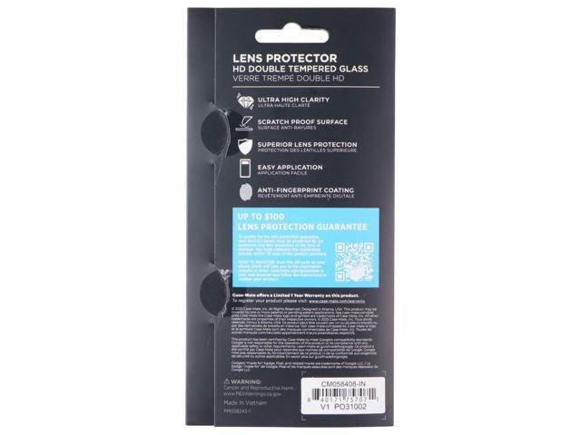 Case-Mate Double Tempered Glass Lens Protector for Google Pixel 10 Pro XL