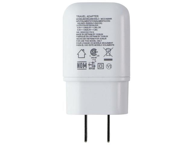 LG USB-A 9V/1.8A MCS-H06WR Fast Charge Wall Charger