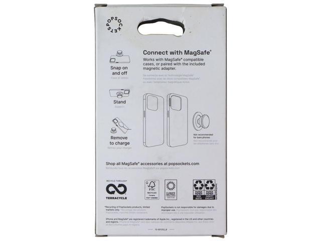 PopSockets - MagSafe PopGrip Universal Magnetic Grip & Stand with Adapter Ring for Cell Phones - Aura - image 2