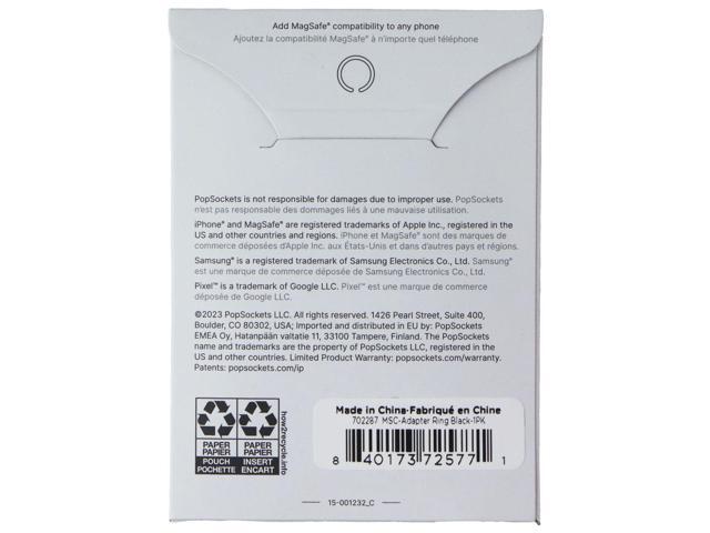 PopSockets Magnetic Phone Grip and Stand for MagSafe - Zed (Blue Zebra)