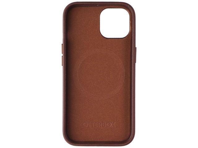 OtterBox Symmetry Cactus Leather Case for MagSafe for Apple iPhone 15 - Brown