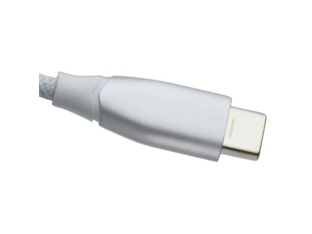 Insignia 60W 480Mbps 7-Foot Braided USB-C Cable - White