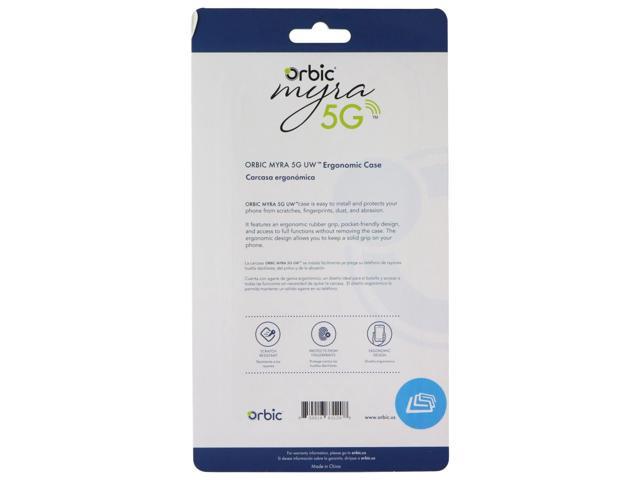 Orbic Ergonomic Hard Case for Orbic Myra 5G UW Smartphone - Clear