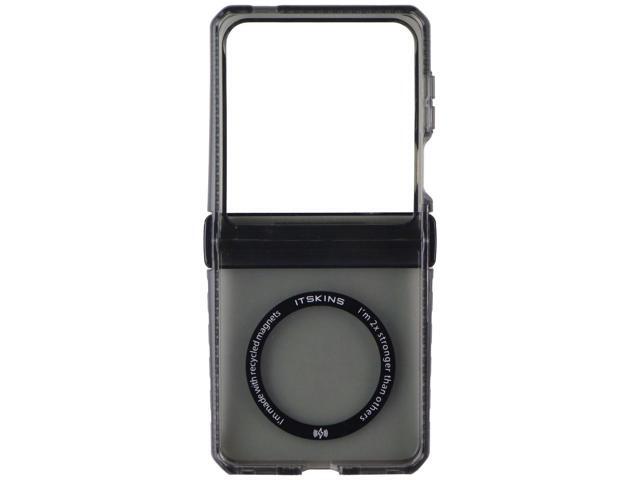 ITSKINS Hybrid R Clear Hinge Magnetic Case for Samsung Galaxy Z Flip7 - Smoke