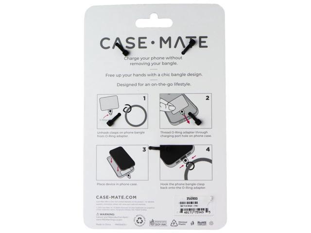 Case-Mate Universal Phone Bangle Bracelet for Phone Cases - Black