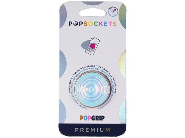 PopSockets Swappable PopGrip Grip and Phone Stand - Ripple Opalescent Blue