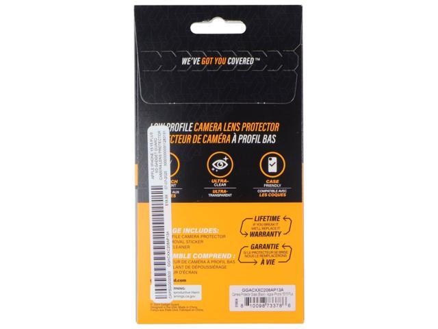 Gadget Guard Glass Camera Protector for Apple iPhone 15 / 15 Plus - Black
