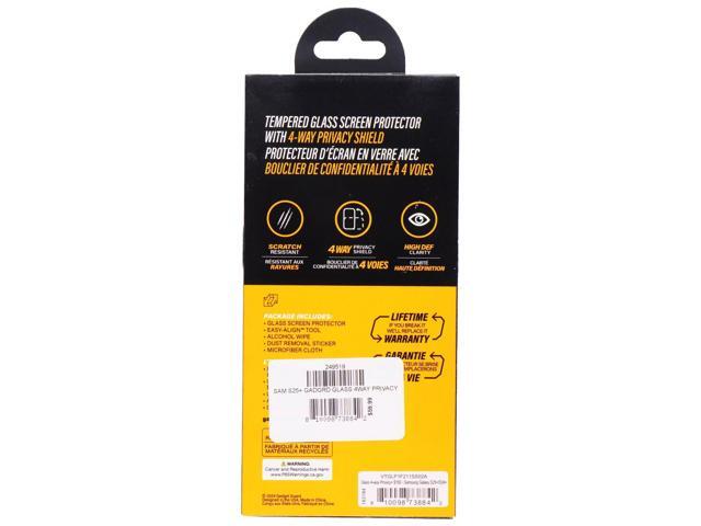 Gadget Guard Glass Screen Protector with 4-Way Privacy for Galaxy S25+/S24+