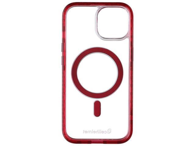 CellHelmet Magnitude MagSafe Case for Apple iPhone 15 - Clear/Red