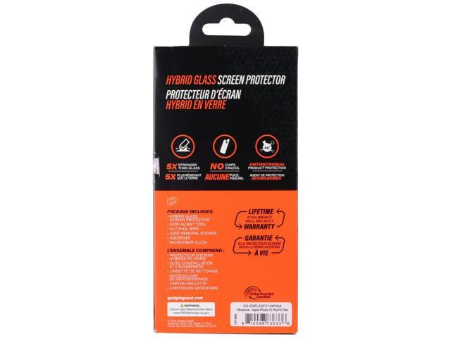 Gadget Guard Ultrashock Screen Protector for Apple iPhone 16 Plus/15 Plus