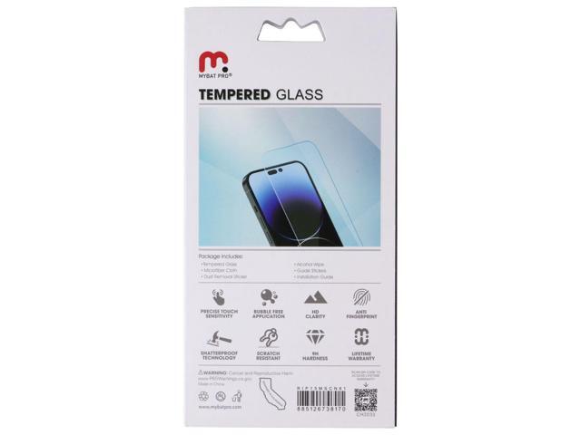 MyBat Pro Tempered Glass Screen Protector for Apple iPhone 15 Plus