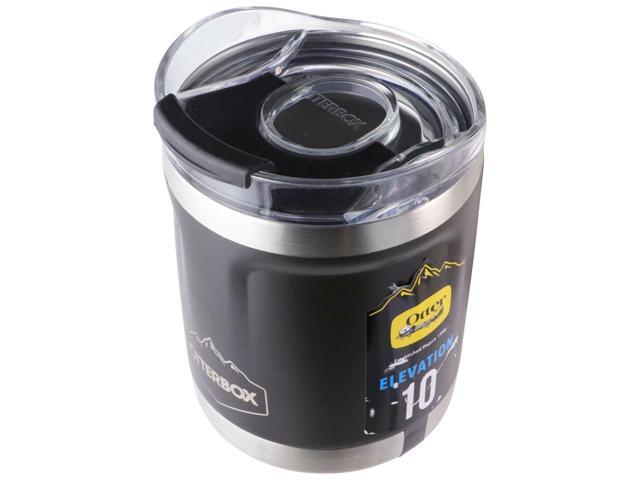 OtterBox Elevation Tumbler with Closed Lid - 10oz Silver Panther (Black)