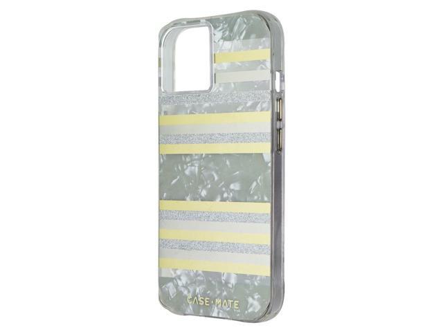 Case-Mate Hard Case for Apple iPhone 14 and iPhone 13 - Pearl Stripes