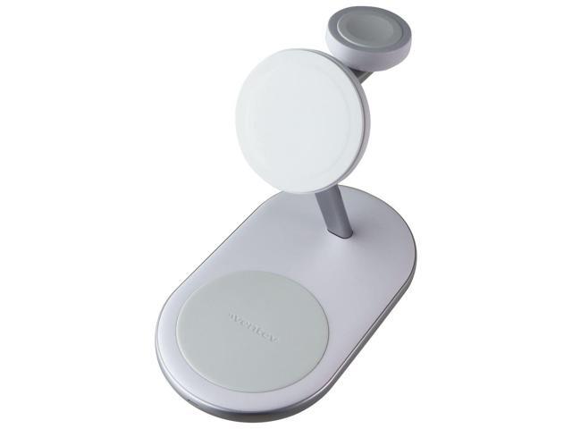 Ventev 15W Mfi Certified 3-in-1 MagSafe Wireless Stand - White (MSSTAND3-261504)