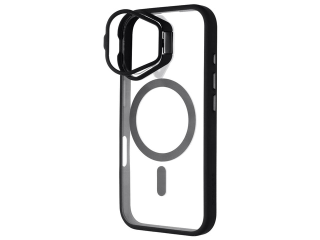 Prodigee Kickit Series Case for MagSafe for Apple iPhone 16 - Black/Clear