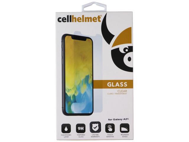 CellHelmet Tempered Glass Screen Protector for Samsung Galaxy A21 - Clear