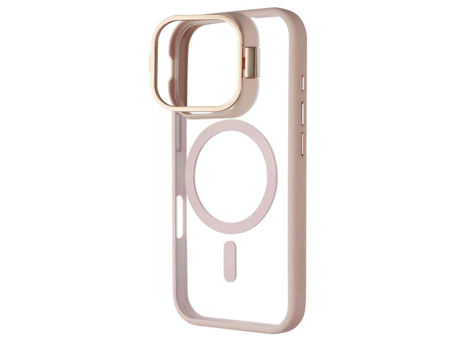 Prodigee Kickit Series MagSafe Case for Apple iPhone 16 Pro - Rose/Clear