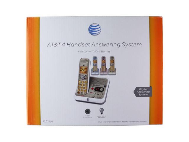 AT & T (EL52410) 4 Handset Answering System with Caller ID/Call Waiting