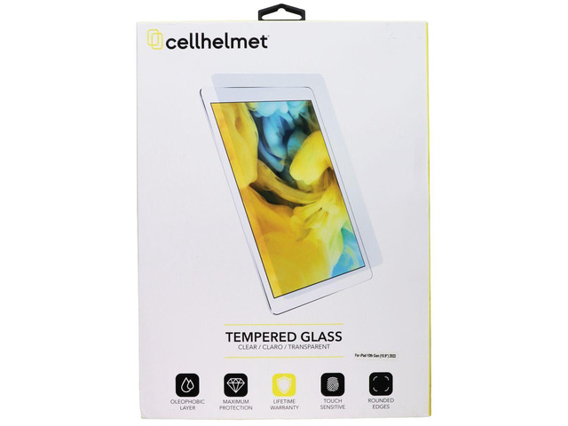 CellHelmet Tempered Glass Screen Protector for Apple iPad 10th Gen (10.9-inch)