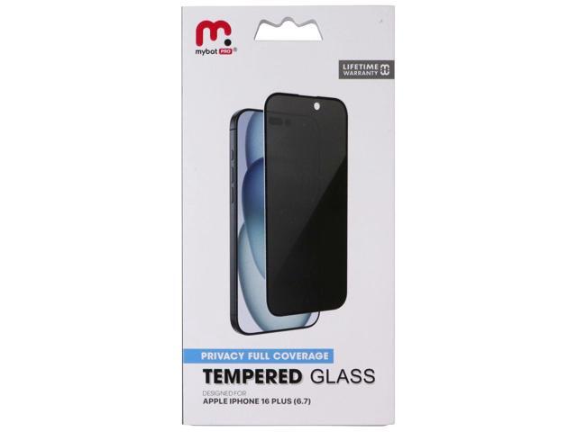 MyBat Pro Tempered Glass Full Coverage for Apple iPhone 16 Plus - Privacy